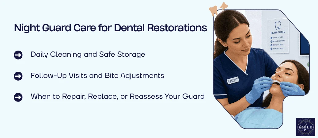 Night guard care tips: daily cleaning, follow-up visits, and knowing when to replace it
